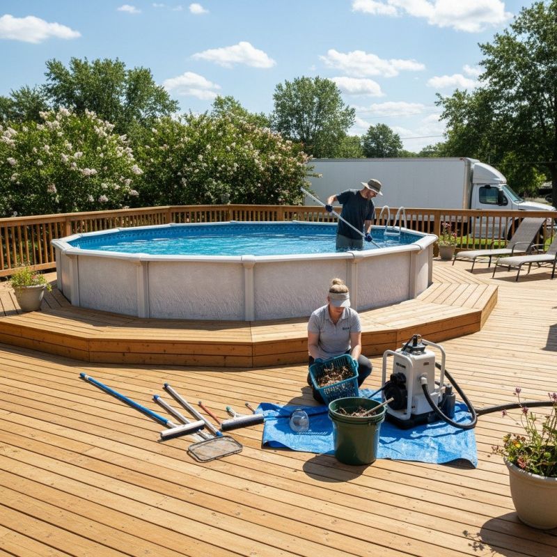 Above Ground Pool Cleaning