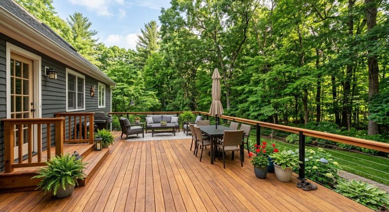 Cedar Deck Installation in Olympia, WA