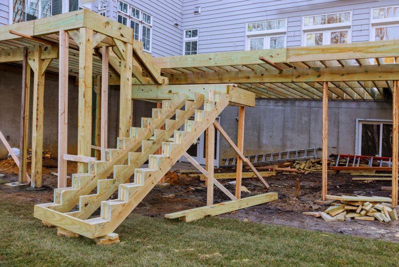 Ground Level Deck Construction in Framingham, MA