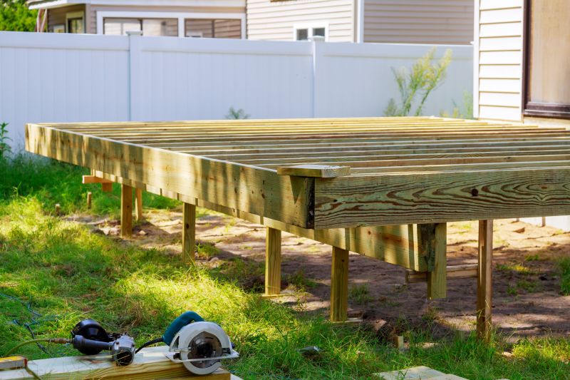 Ground Level Deck Construction in Providence, RI