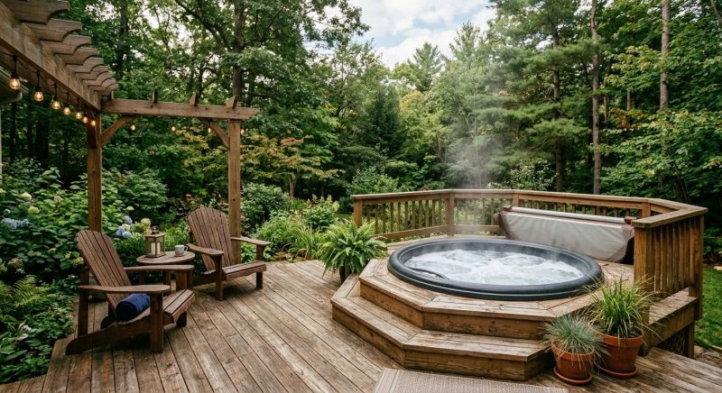 Hot Tub Deck Construction in Providence, RI