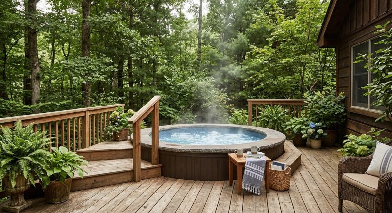 Hot Tub Deck Construction in Kitsap County, WA