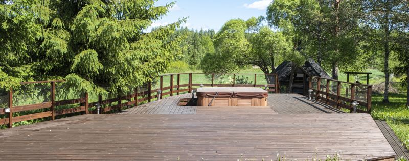 Hot Tub Deck Construction in West Hartford, CT