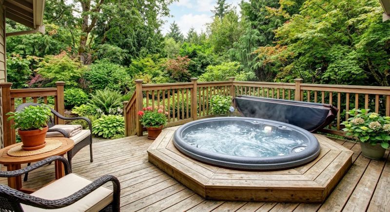 Hot Tub Deck Construction in Framingham, MA