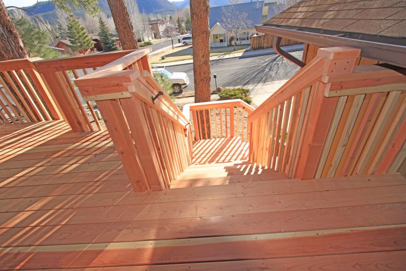 Redwood Deck Installation in Burlington, VT