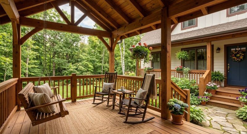 Wood Porch Construction in Kitsap County, WA