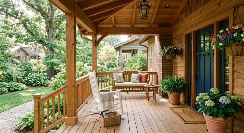 Wooden Patio Installation in Framingham, MA