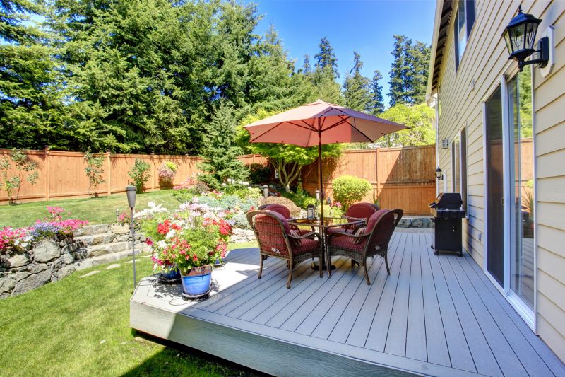Wooden Patio Installation in Nashua, NH