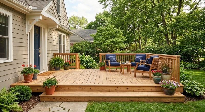 Wooden Veranda Construction in Burlington, VT