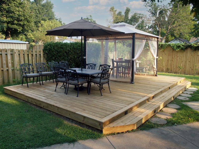 Floating Deck Installation in Manchester, NH