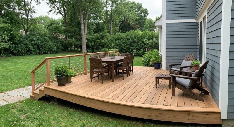 Ground Level Deck Construction in Kitsap County, WA