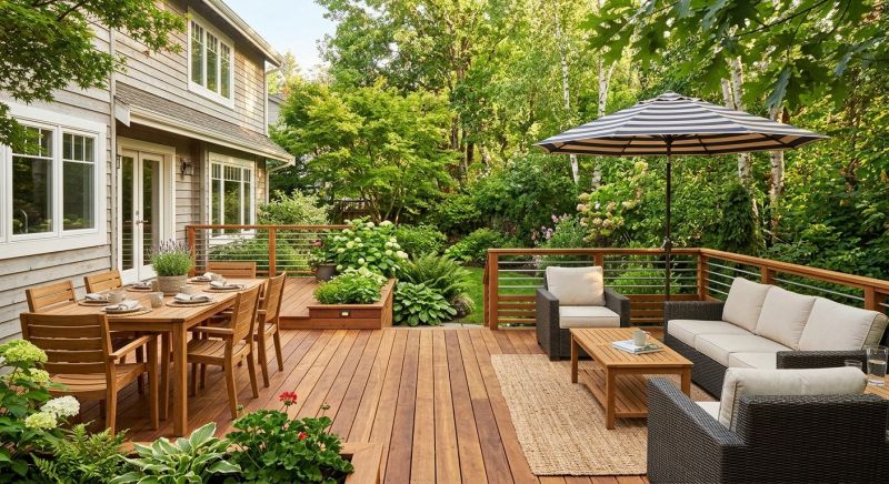 Wooden Patio Installation in Kitsap County, WA
